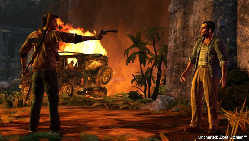 Jakość przerywników filmowych w Uncharted jak zwykle nie zawodzi. Grafika prywatna.