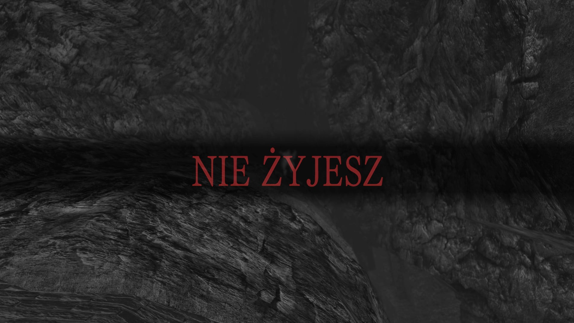 Klasyczny ekran przegranej w Dark Souls. Grafika prywatna.