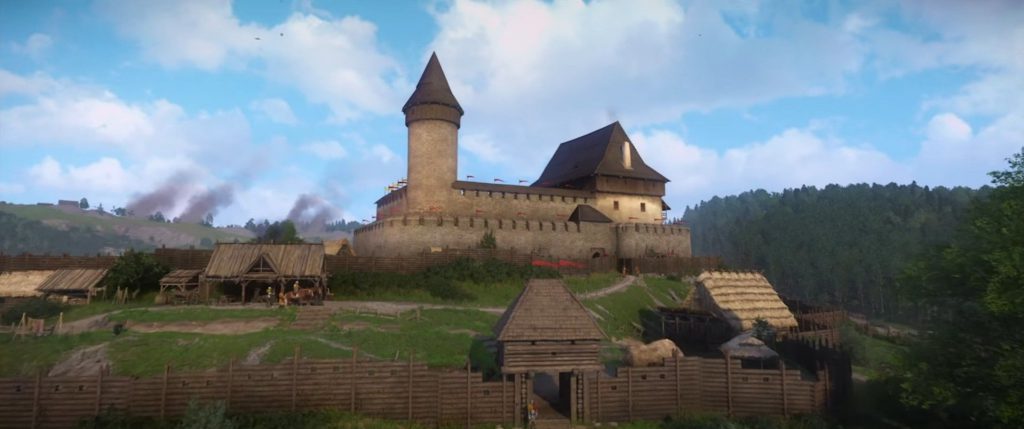 <em>Kingdome Come: Deliverance</em> - panorama Skalicy, 1403 rok. Grafika prywatna.