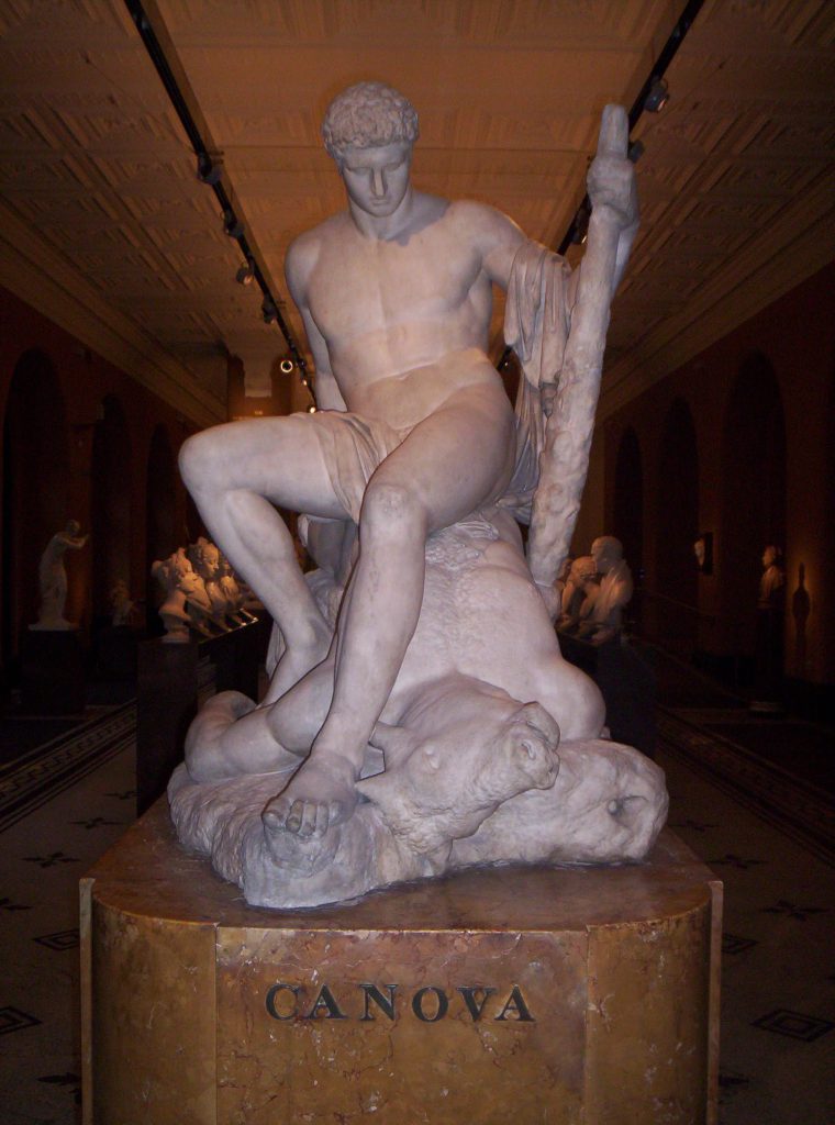 Antonio Canova, Tezeusz i MinotaurAntonio Canova, CC BY-SA 3.0 <https://creativecommons.org/licenses/by-sa/3.0>, via Wikimedia Commons