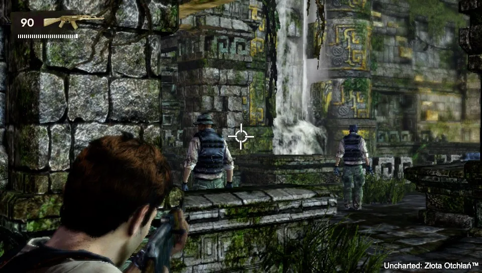 Strzelanina z systemem osłon - kręgosłup walki w większości gier z serii. Grafika prywatna.