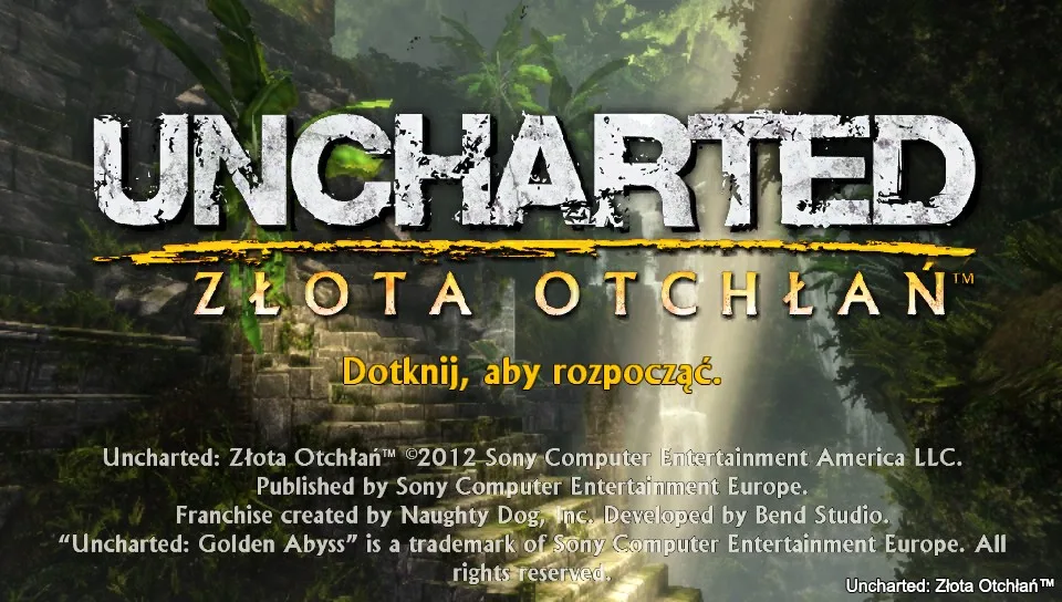 Uncharted: Złota Otchłań, czyli exclusive konsoli PlayStation Vita