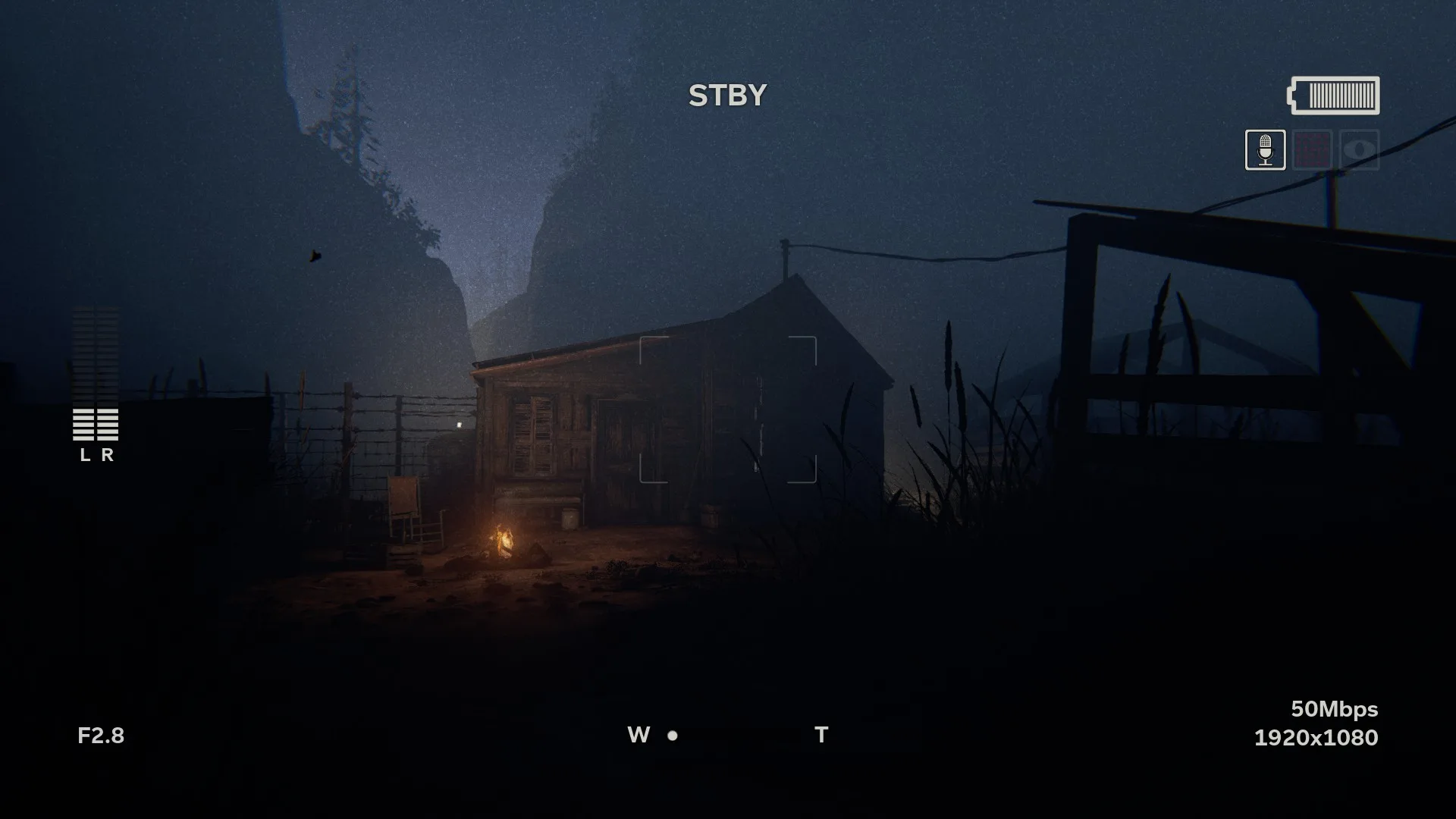 Pierwszoosobowa perspektywa w Outlast 2. Grafika prywatna.