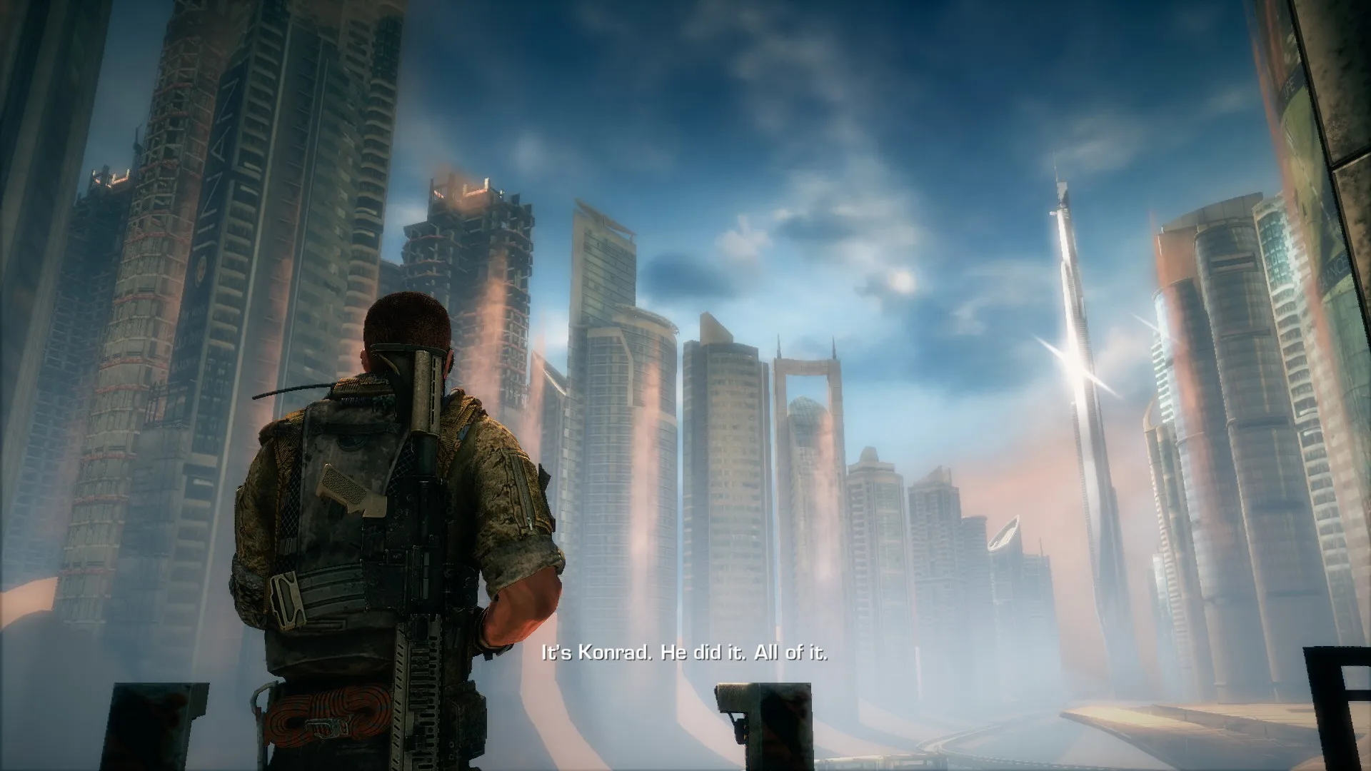Burj Khalifa - cel Delta Squad. Grafika prywatna.