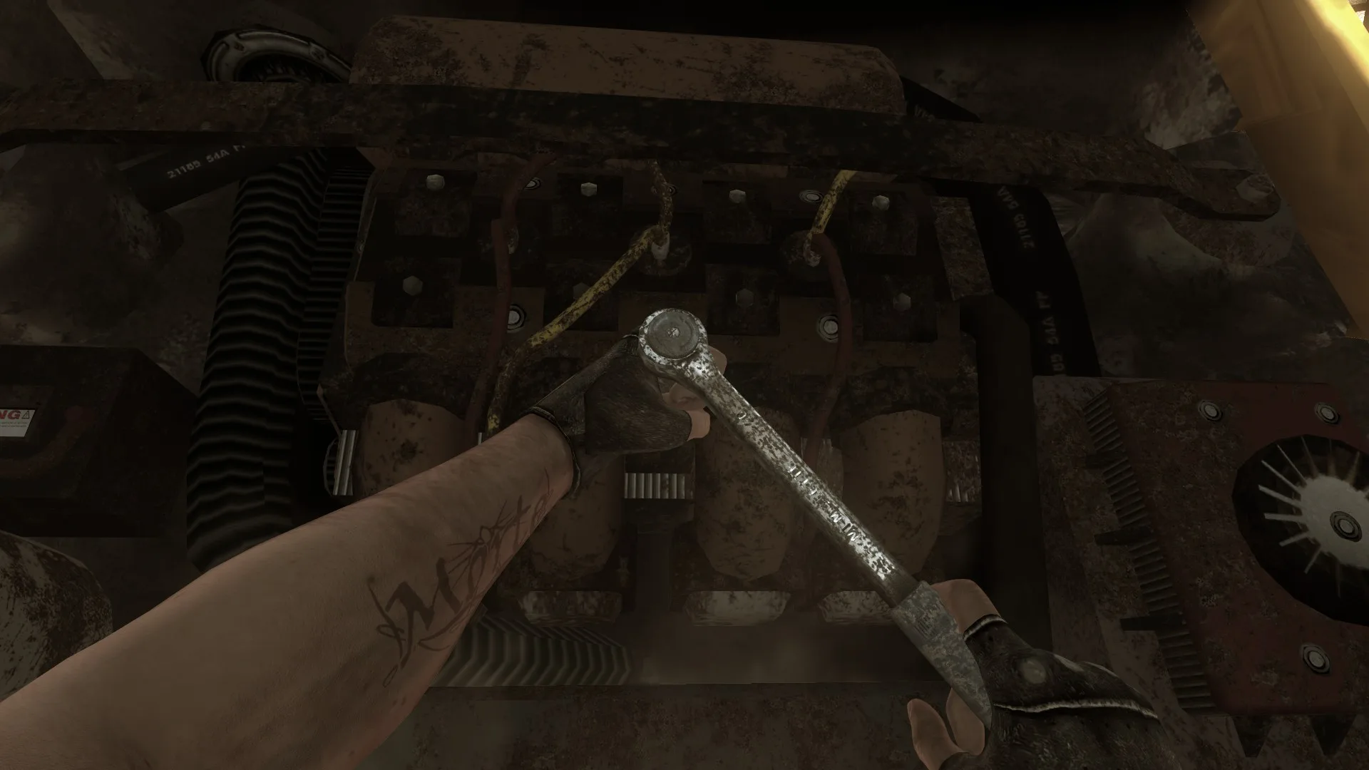 Naprawa samochodu w Far Cry 2. Archiwum prywatne.