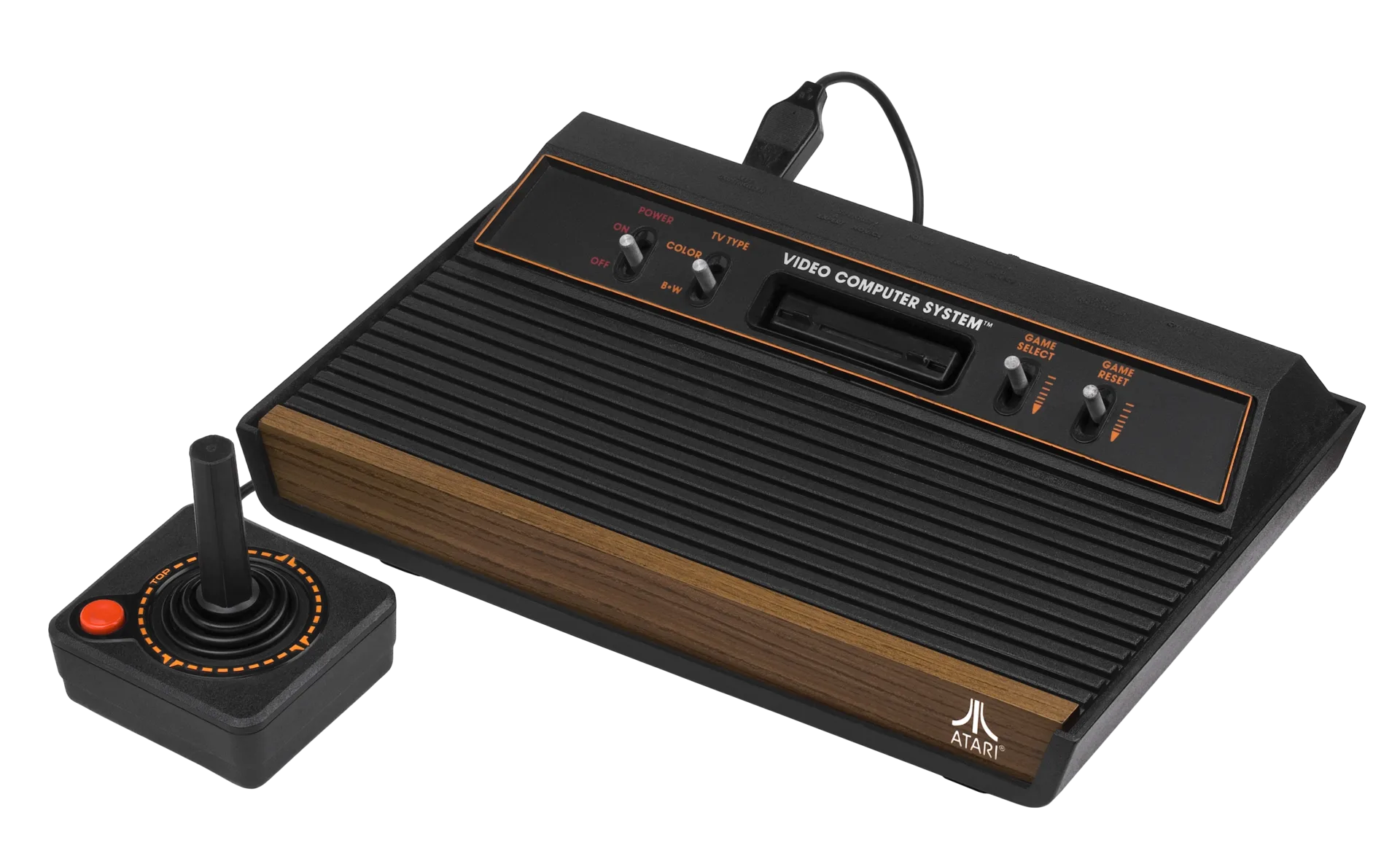 Konsola Atari 2600, znana również jako Atari VCS (Video Computer System). Domena publiczna.
