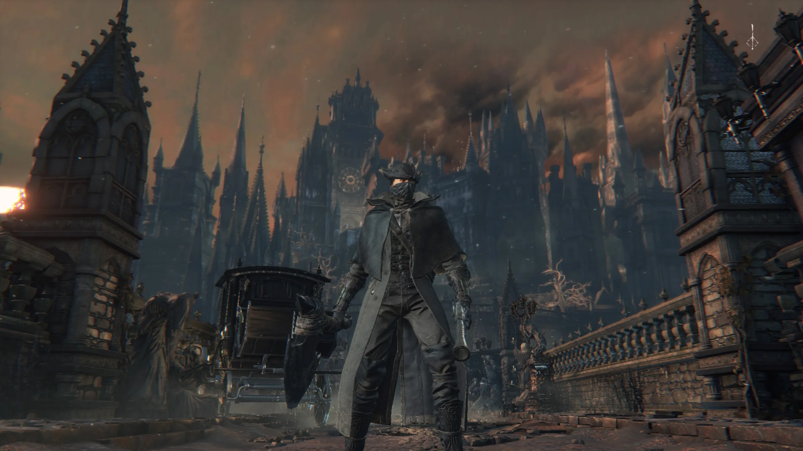 Gotycki Bloodborne z 2015 roku. Grafika prywatna.