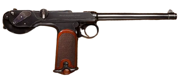 Pistolet Borchardt C-93 z 1893 roku. By Mike Johnstown.