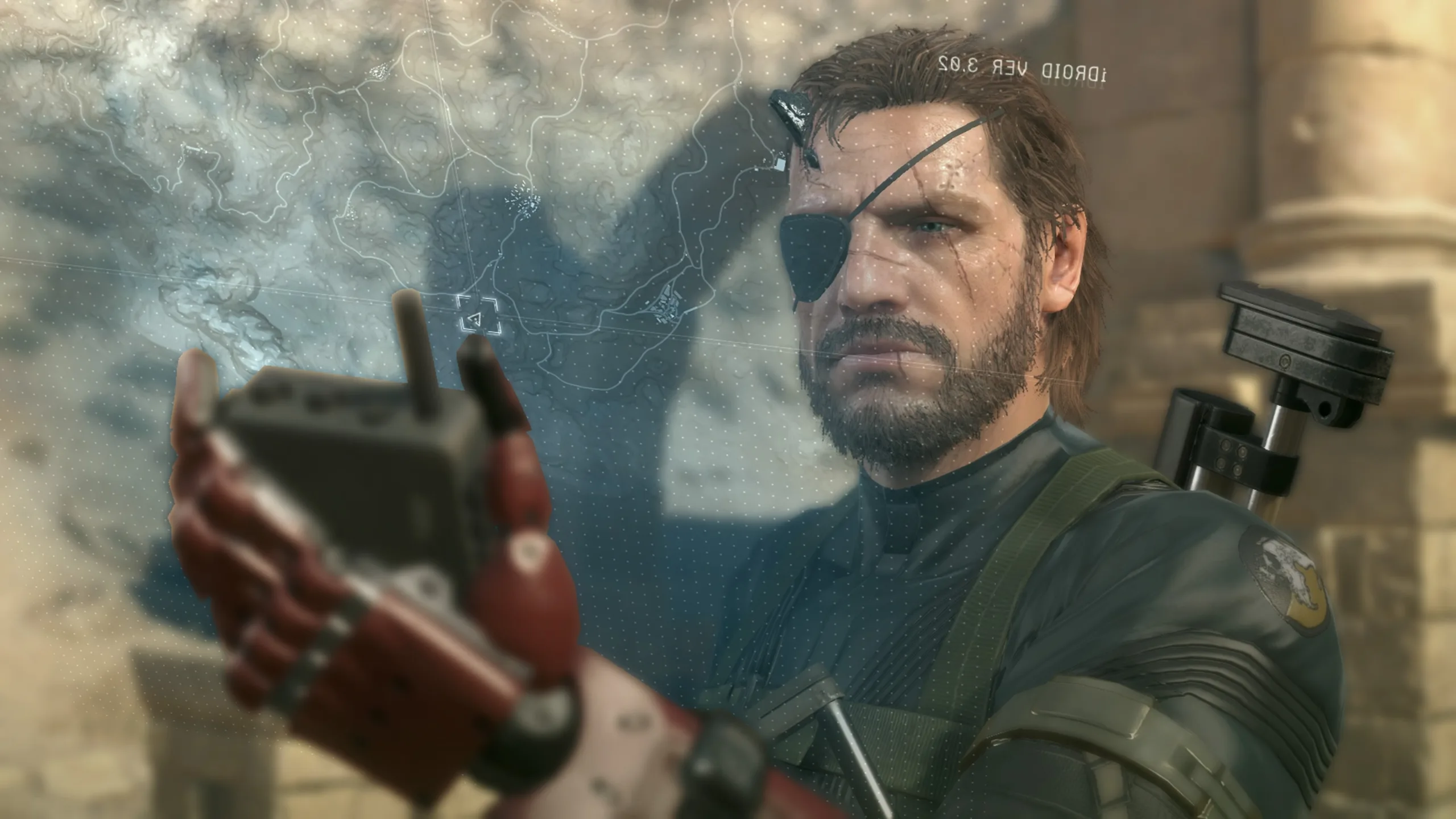 Nowa proteza Snake'a. Grafika prywatna.