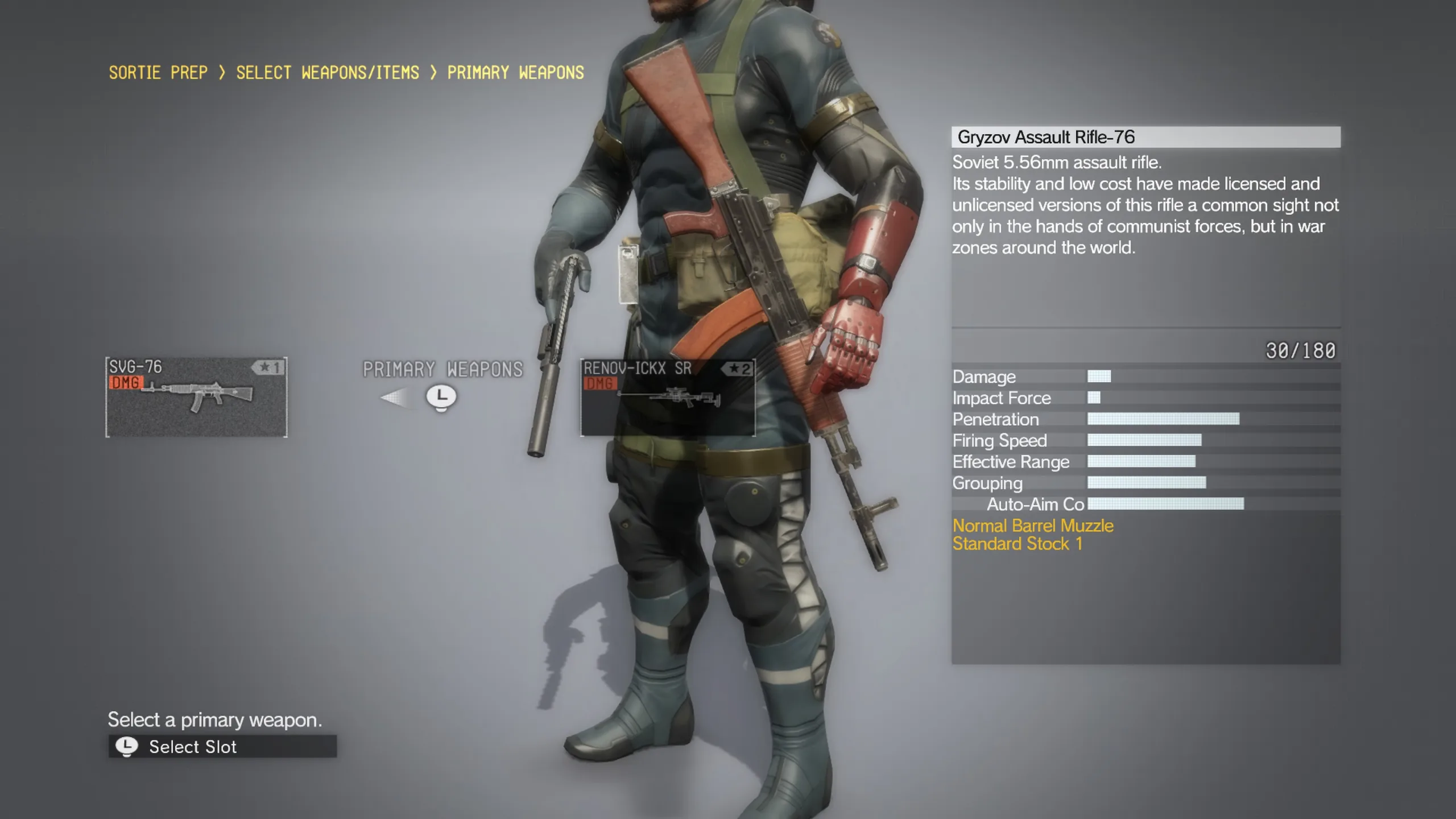 Fikcyjny karabin SVG-76. Grafika prywatna.