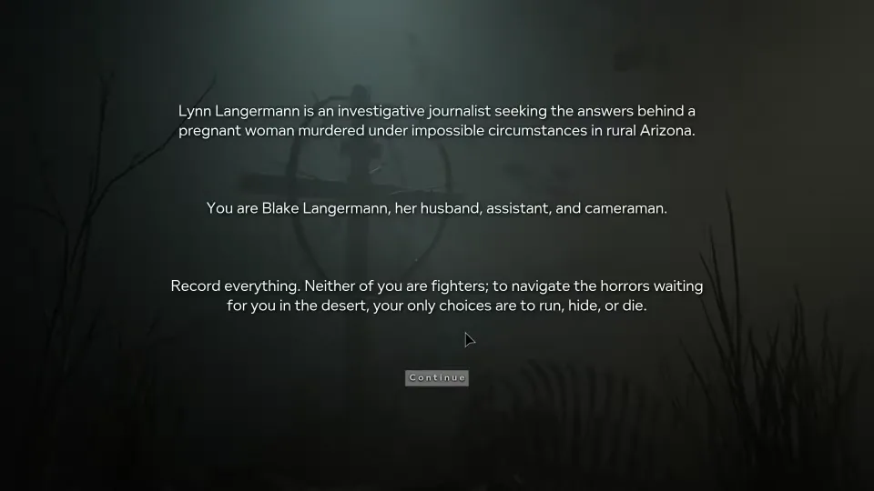 Informacje wprowadzające do historii Outlast 2. Grafika prywatna.